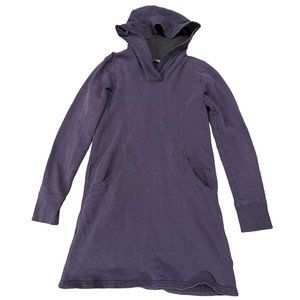 HORNY TOAD HOODED LONG SWEATER SIZE XS PURPLE |‎ E2